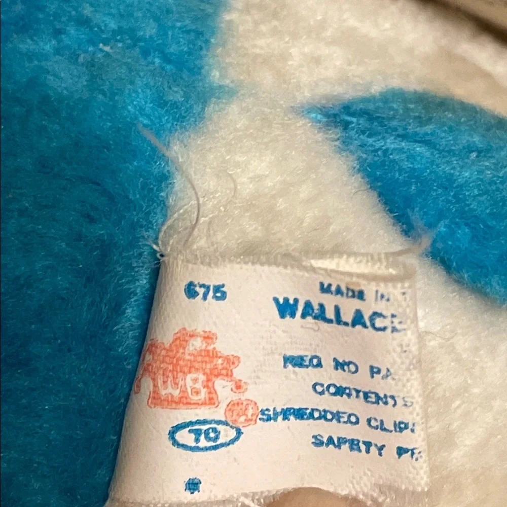 🎉3 for $30. 🎉 Wallace & Berrie vintage 1981 plush Smurf (mlb)